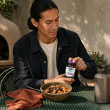 Oregon's Wild Harvest Cayenne Capsules supplement facts panel with serving amount
