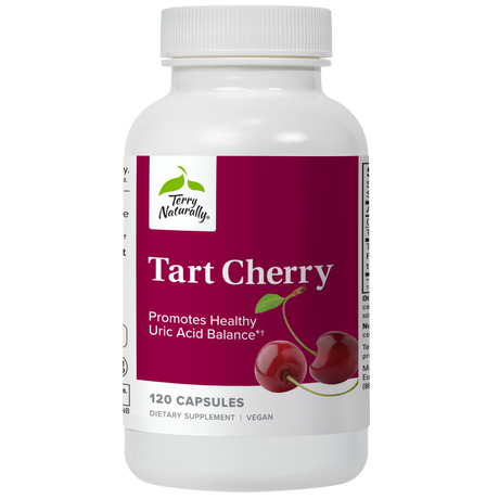 Terry Naturally Tart Cherry Capsules — 120 capsules bottle, new look packaging