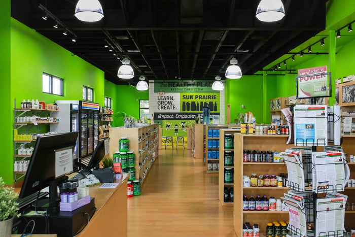 The Healthy Place Sun Prairie store interior