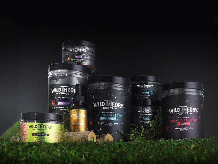 Wild Theory hemp gummies, oils and CBD products